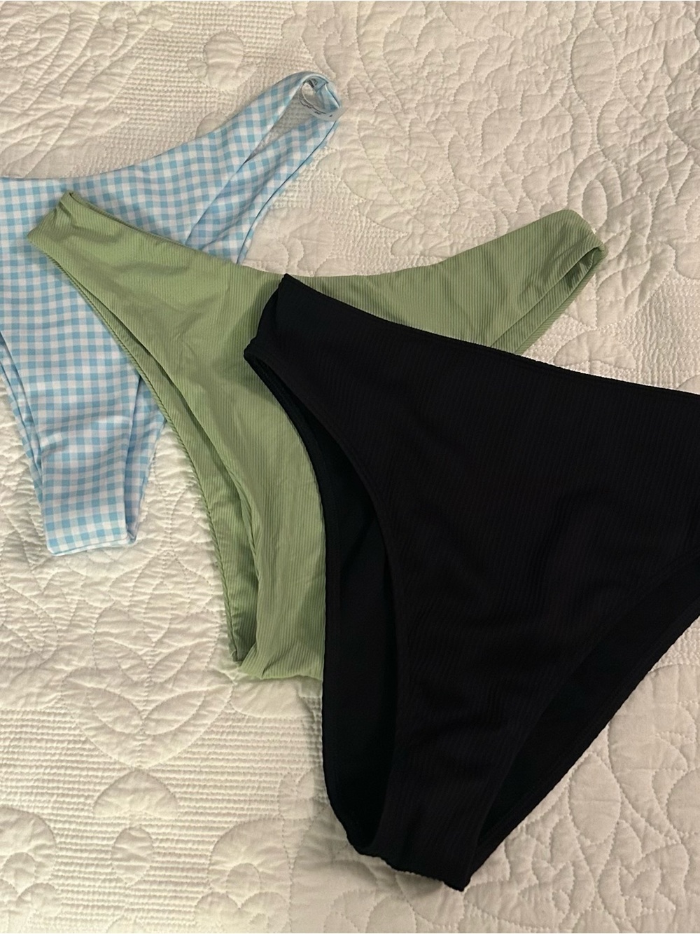 Lot of 3 Bikini Bottoms Size M/L